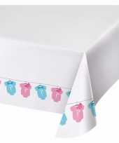Babyshower tafelkleed plastic 137 x 274