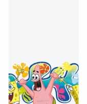 Plastic kinderfeest tafelkleed spongebob 180 cm