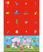 Plastic peppa pig kinderfeest tafelkleed