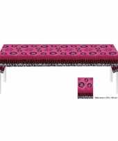 Plastic roze sweet sixteen tafelkleed van plastic