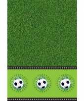 Plastic tafelkleed voetbal thema